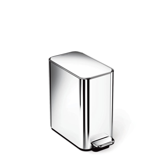 Poubelle compacte à  pédale de 5L