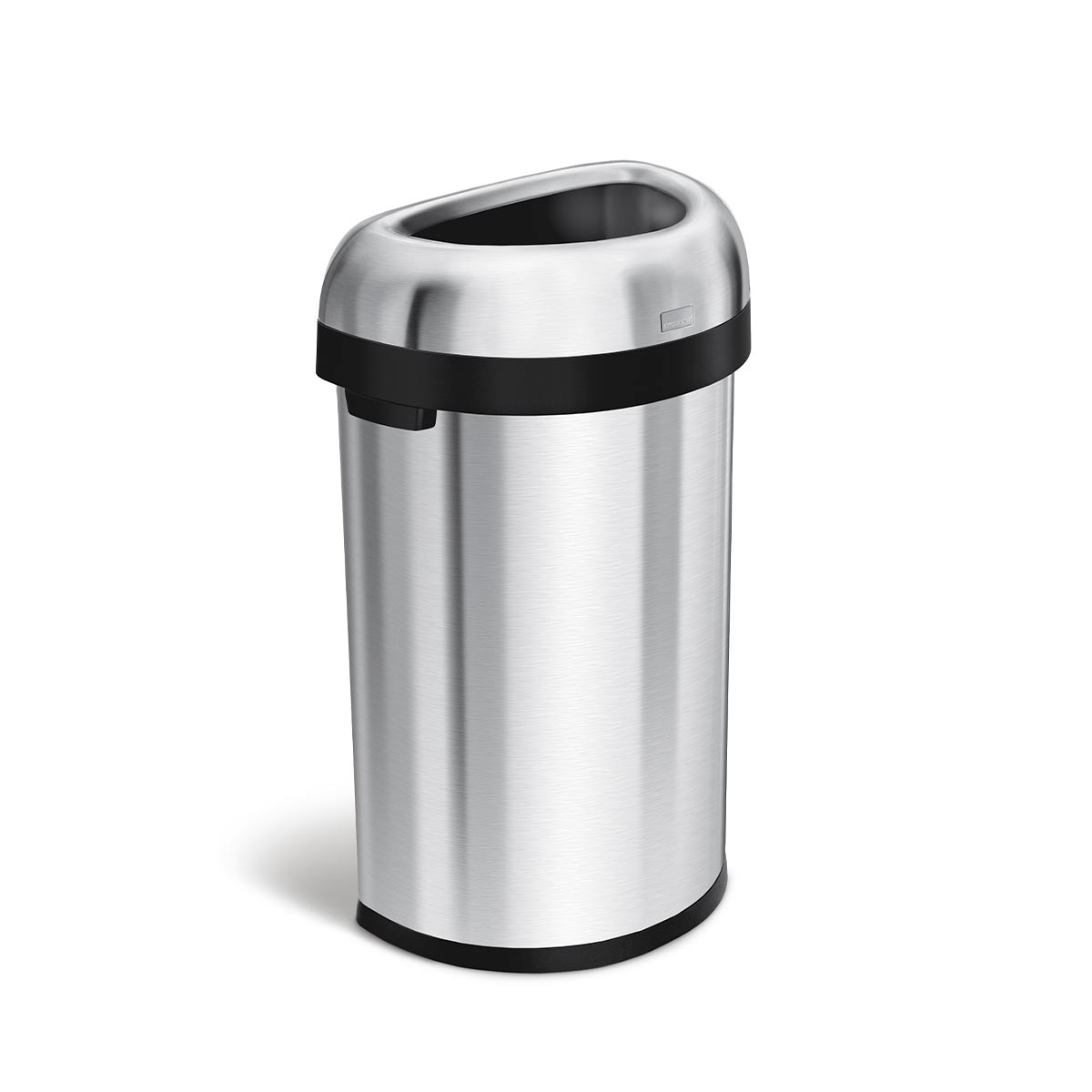 Poubelle demi-lune et ouverte de 60L