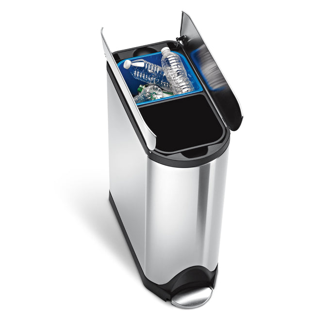 Poubelle de recyclage papillon de 40L