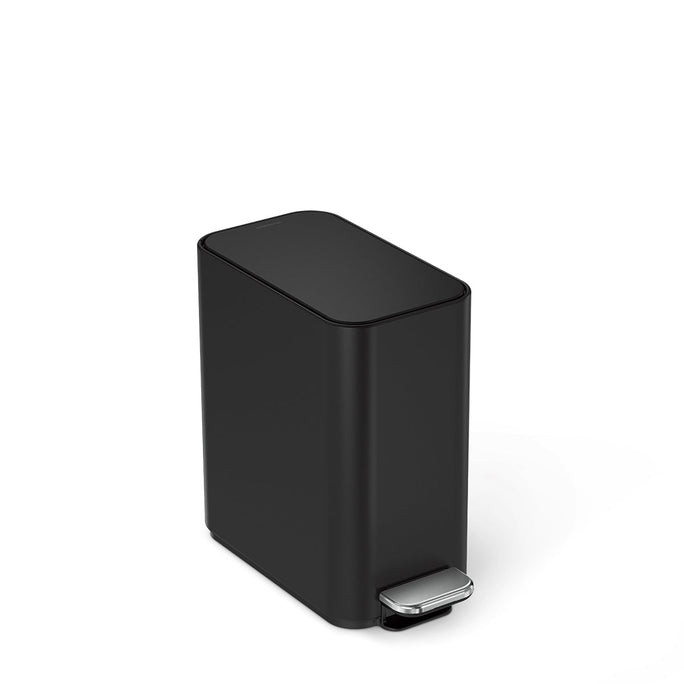 Poubelle compacte à  pédale de 5L