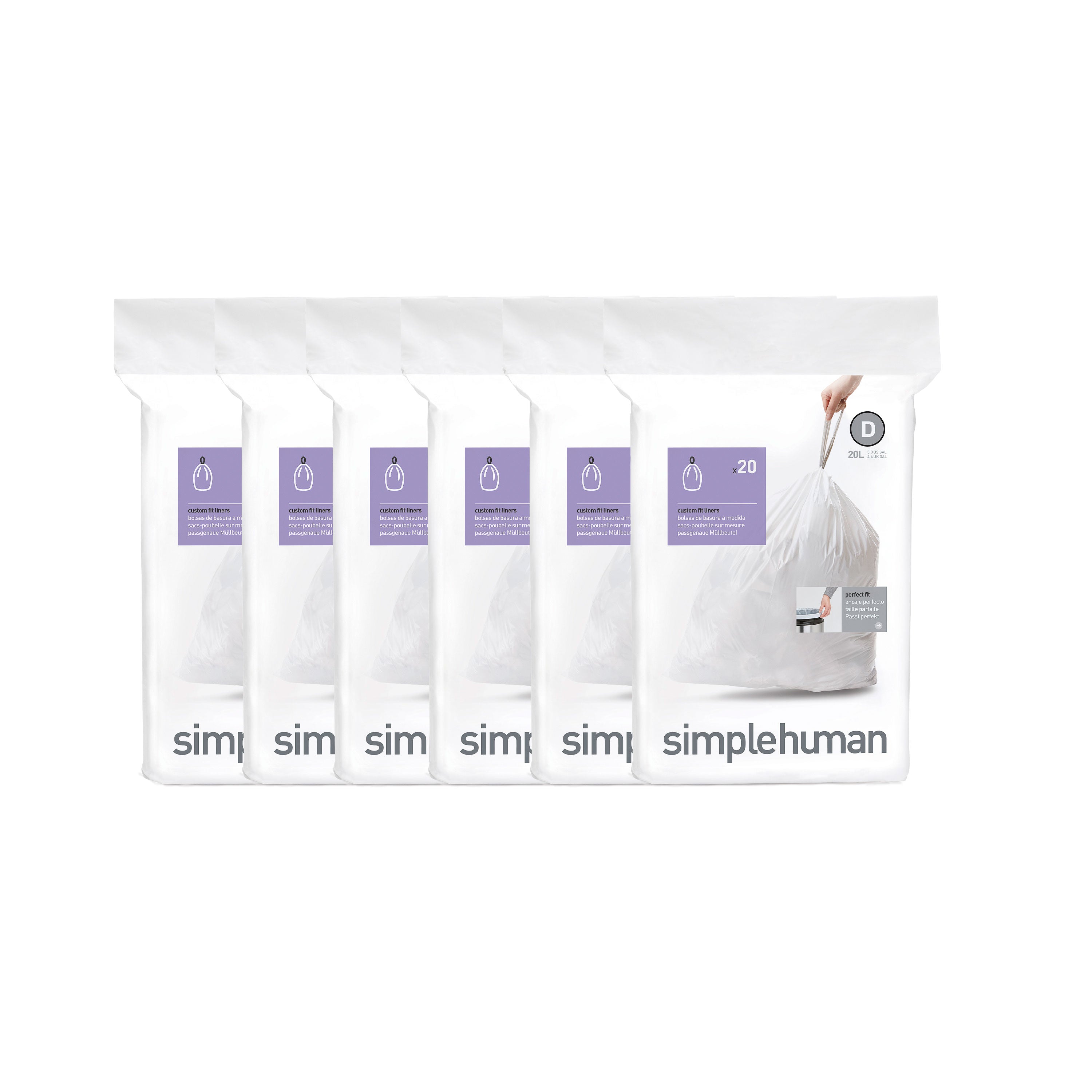 Sac poubelle simplehuman 2025 h