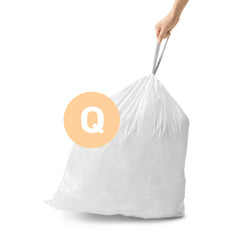 code Q rouleau de sacs poubelle sur mesure