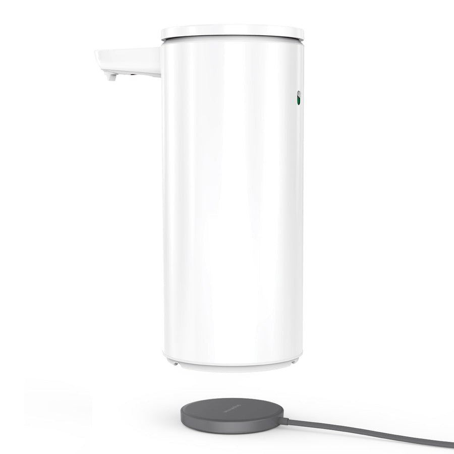 grand distributeur de savon à  capteur + rangement pour éponge