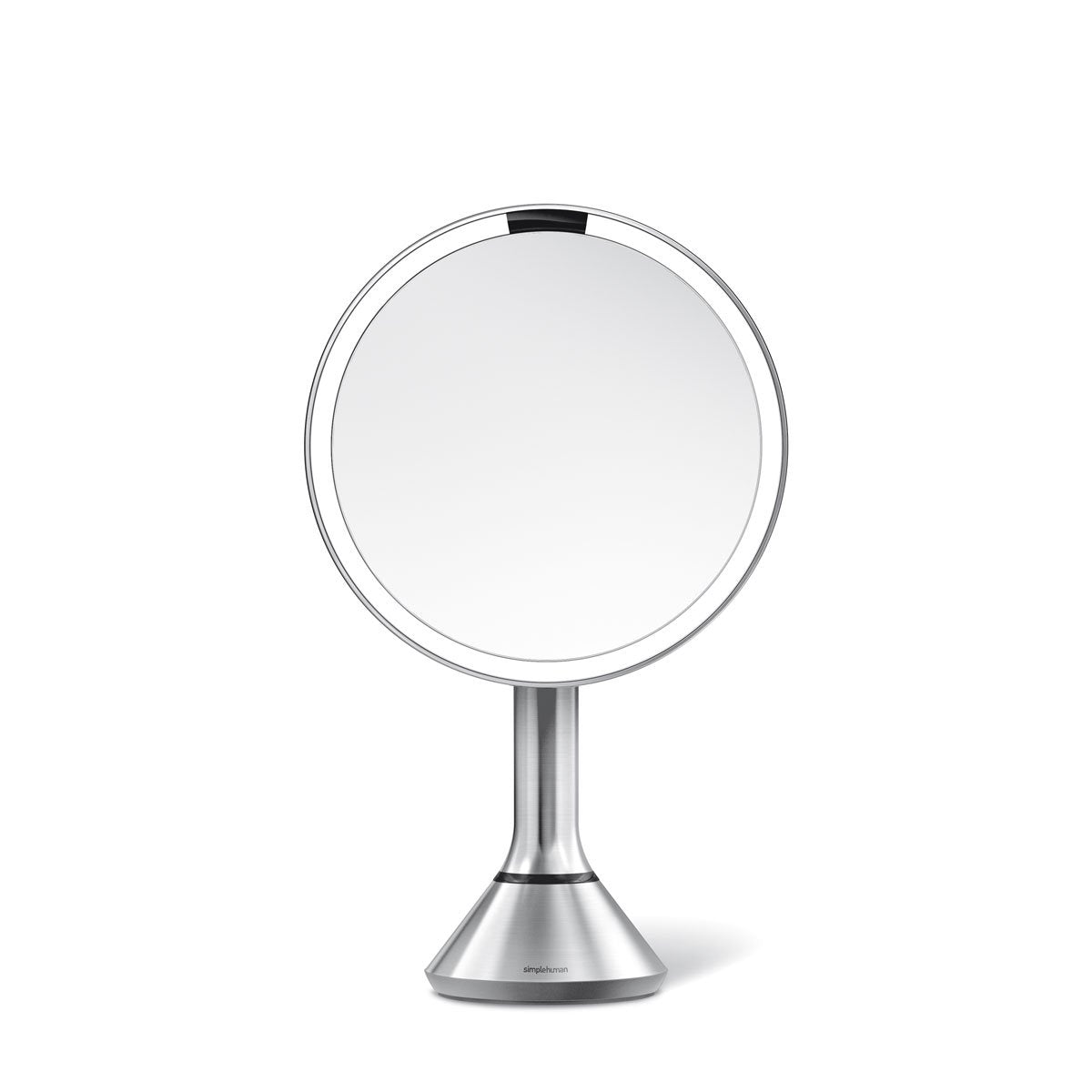 sensor mirror round with touch-control brightness and dual light setting product support