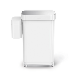 poubelle rectangulaire 55 litres + bac de compostage