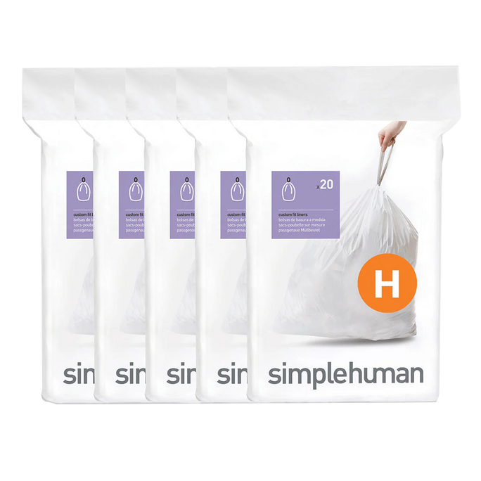 code H sacs poubelle sur mesure