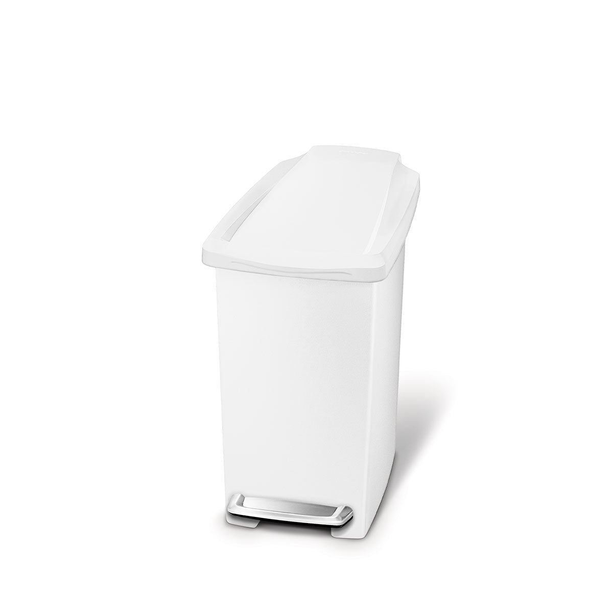 Poubelle en plastique étroite à pédale de 10L