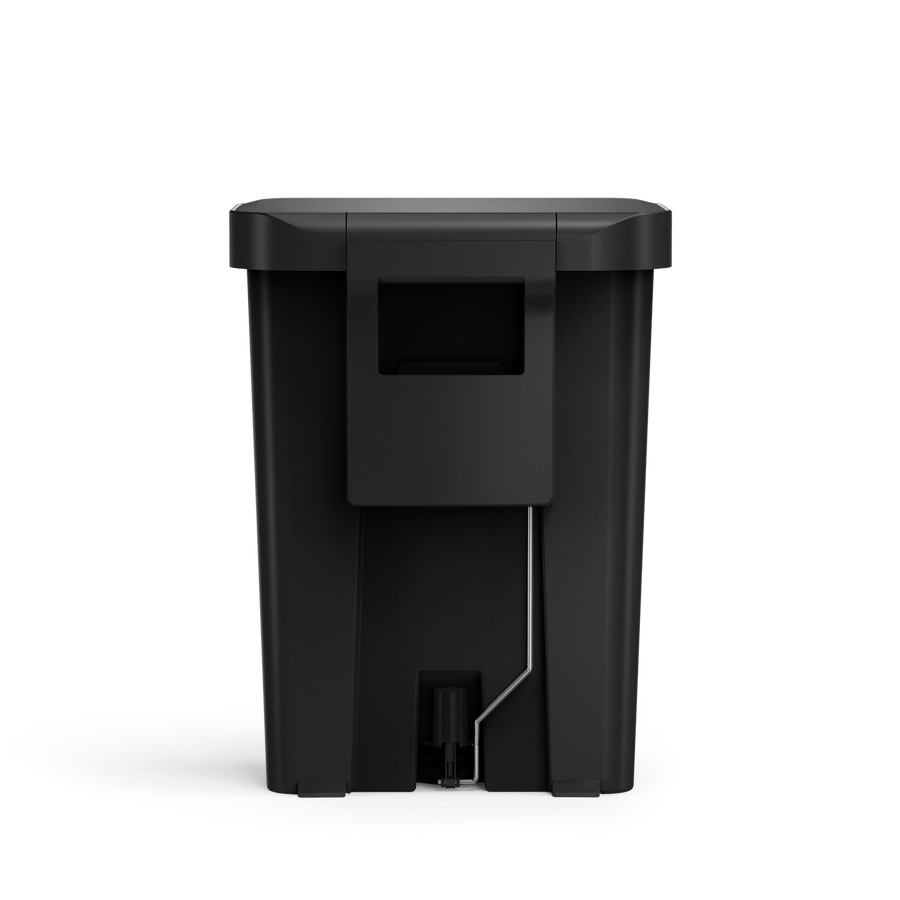 poubelle rectangulaire à  pédale 45 L avec réserve à  sacs