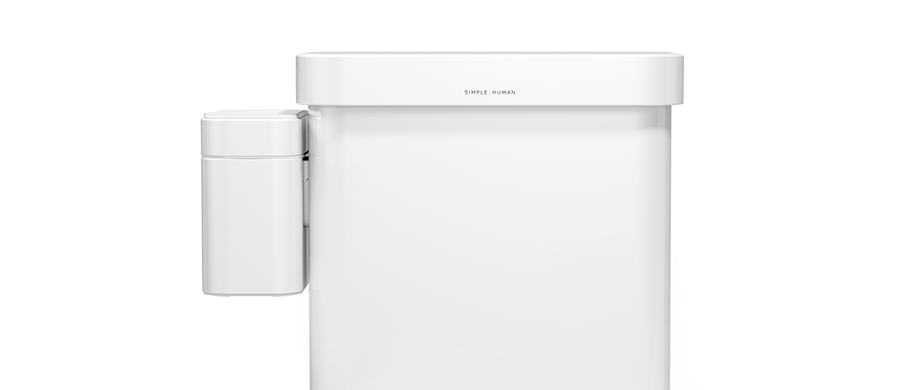 bac à compost - blanc