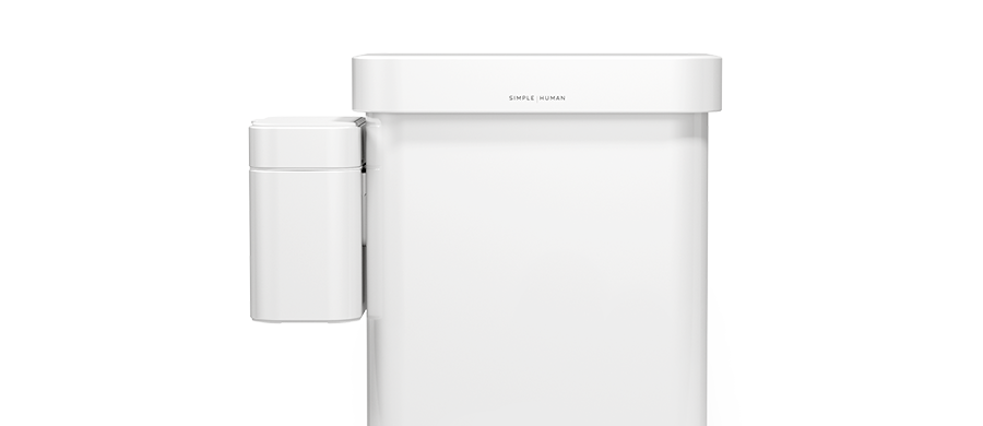 bac à compost - blanc