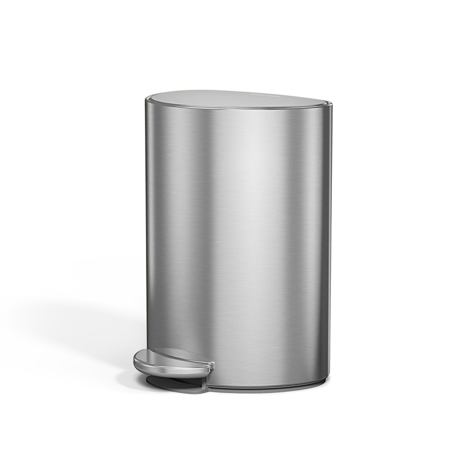 poubelle demi-lune à  pédale 6 L