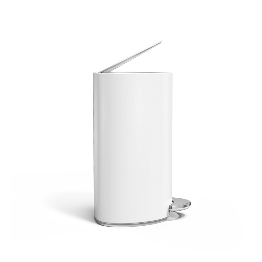 poubelle demi-lune à  pédale 6 L