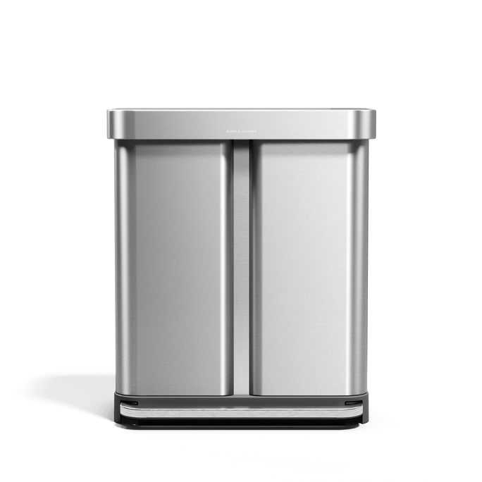 POUBELLE DE RECYCLAGE À PÉDALE