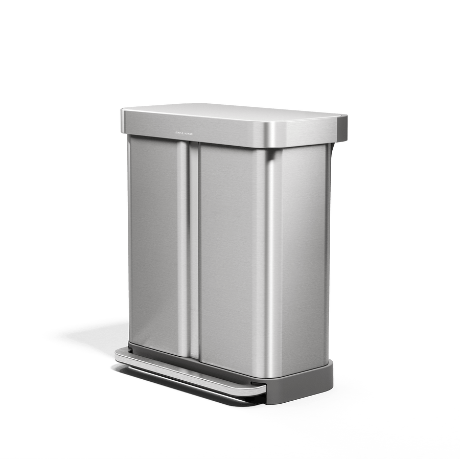 POUBELLE DE RECYCLAGE À PÉDALE