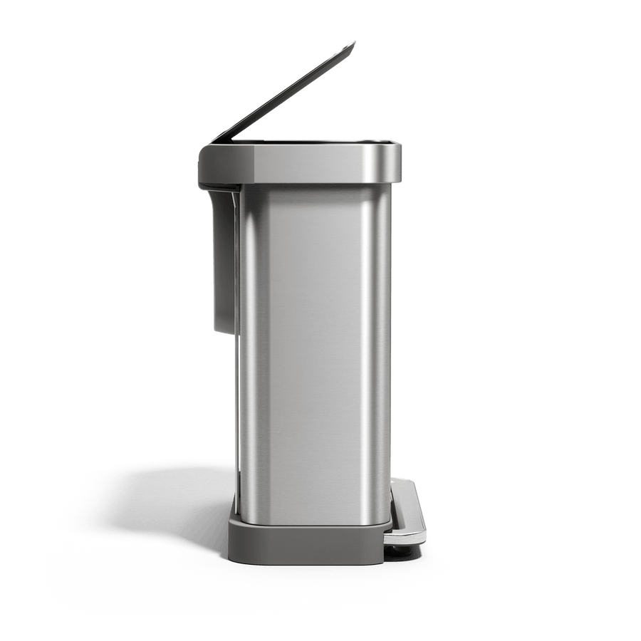 POUBELLE DE RECYCLAGE À PÉDALE