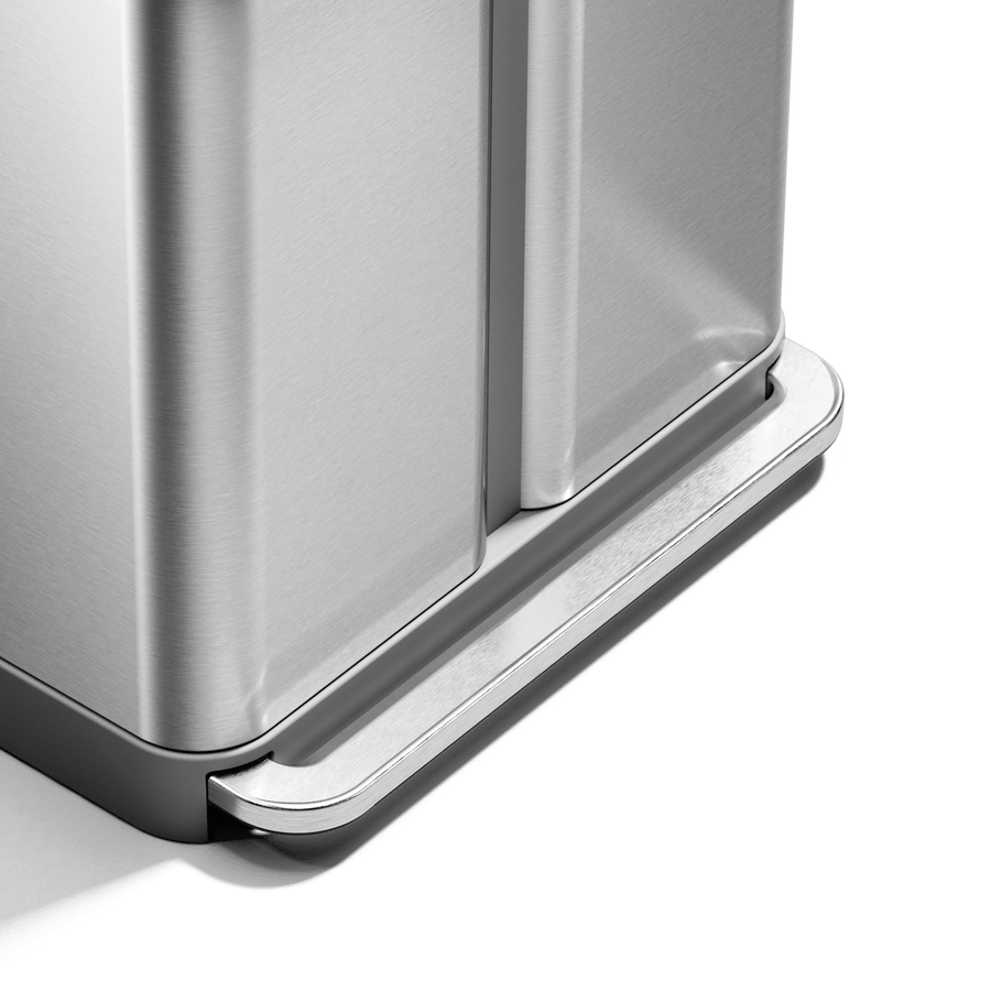 POUBELLE DE RECYCLAGE À PÉDALE