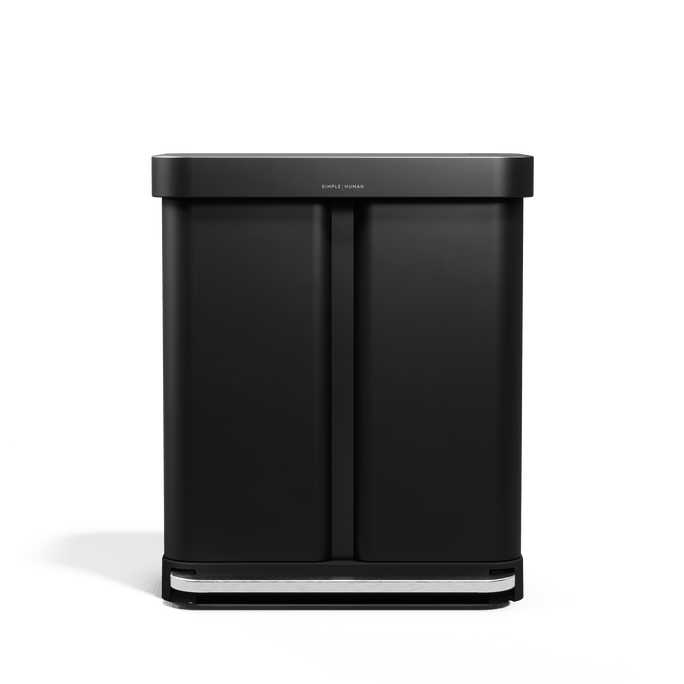 POUBELLE DE RECYCLAGE À PÉDALE