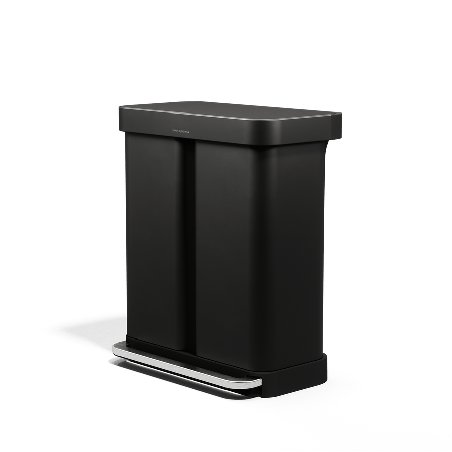 POUBELLE DE RECYCLAGE À PÉDALE