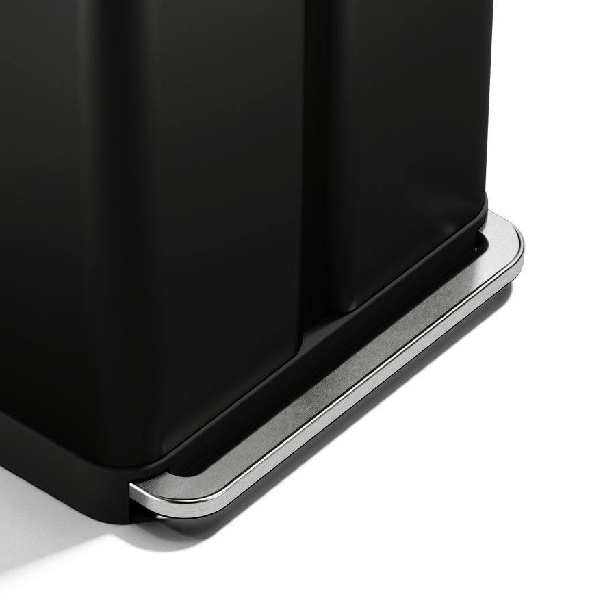 POUBELLE DE RECYCLAGE À PÉDALE