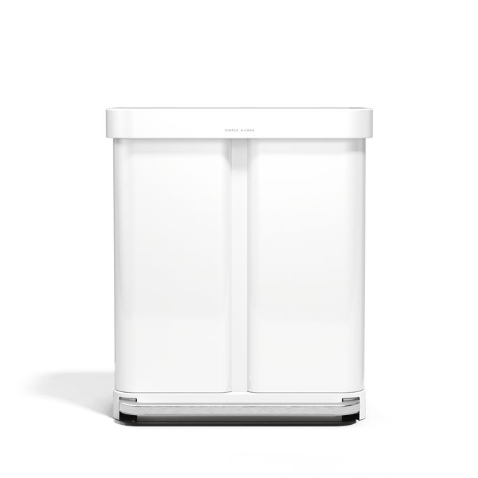 POUBELLE DE RECYCLAGE À PÉDALE