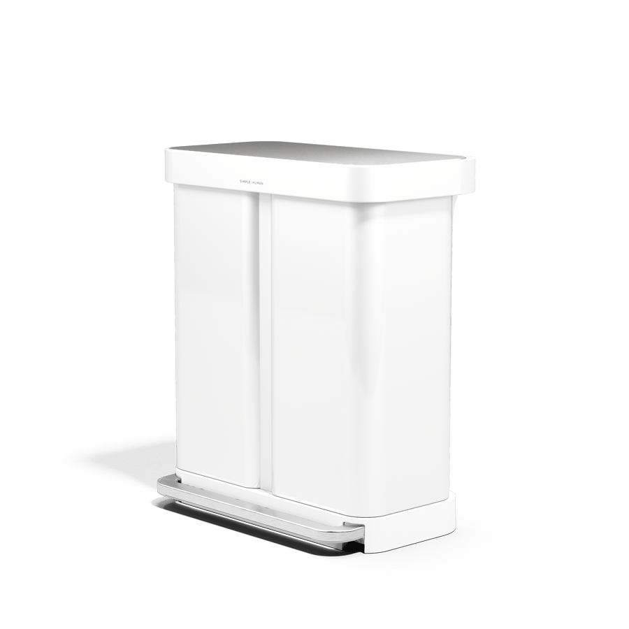 POUBELLE DE RECYCLAGE À PÉDALE