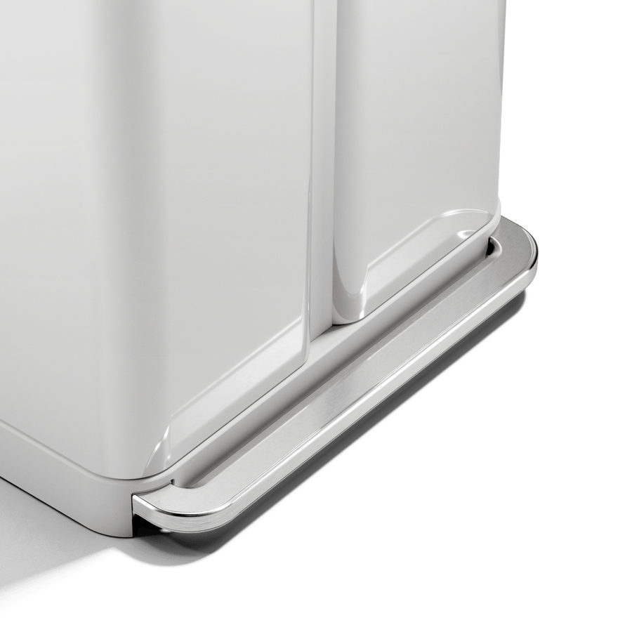 POUBELLE DE RECYCLAGE À PÉDALE