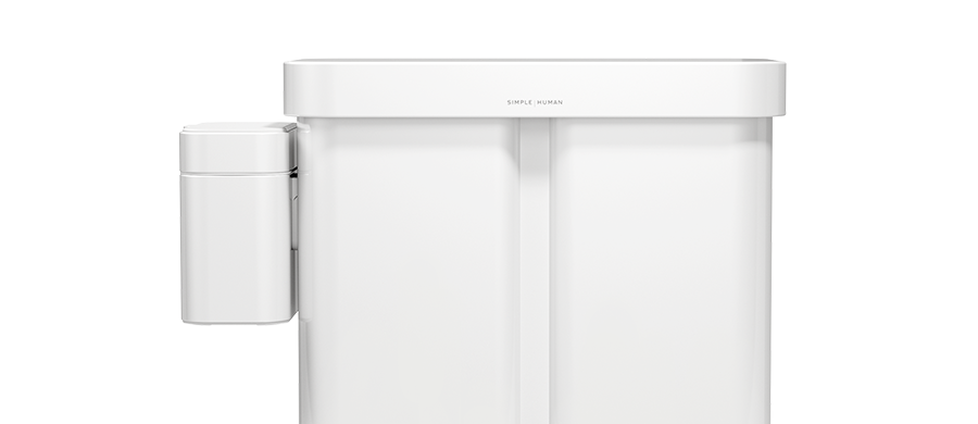 bac à compost - blanc