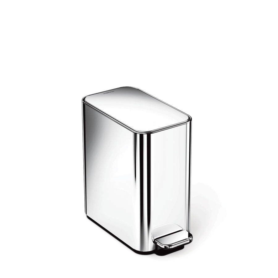 Poubelle compacte à  pédale de 5L