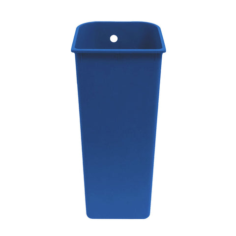 bac de recyclage en plastique bleu de 20 L 
