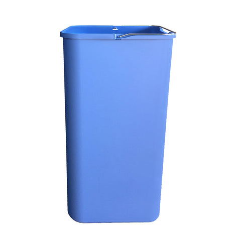 bac de recyclage en plastique bleu 24 L 