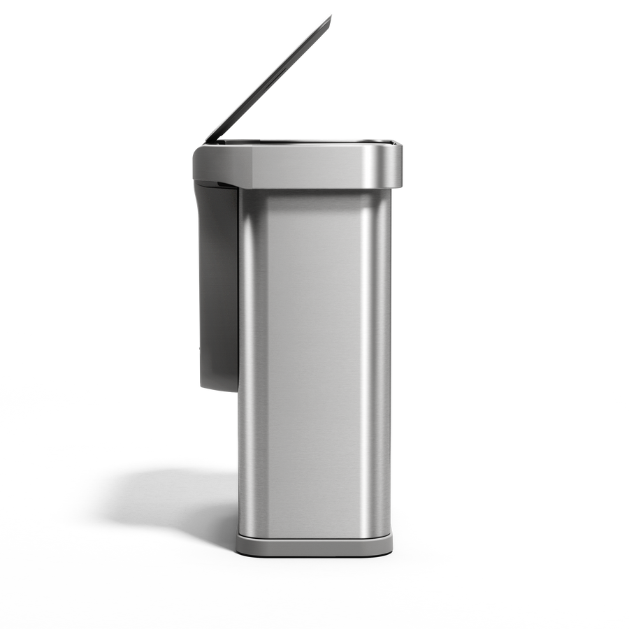 poubelle rectangulaire à  capteur 58 L