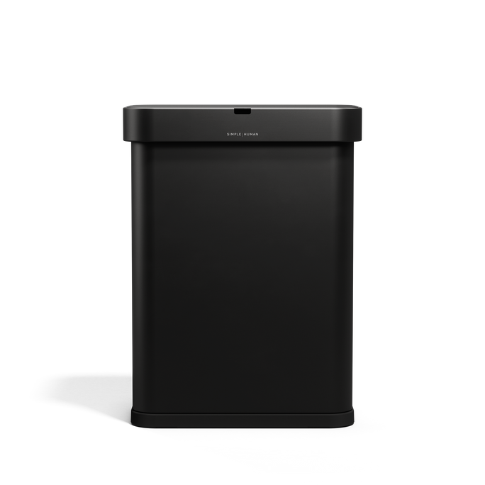 poubelle rectangulaire à capteur 58 L