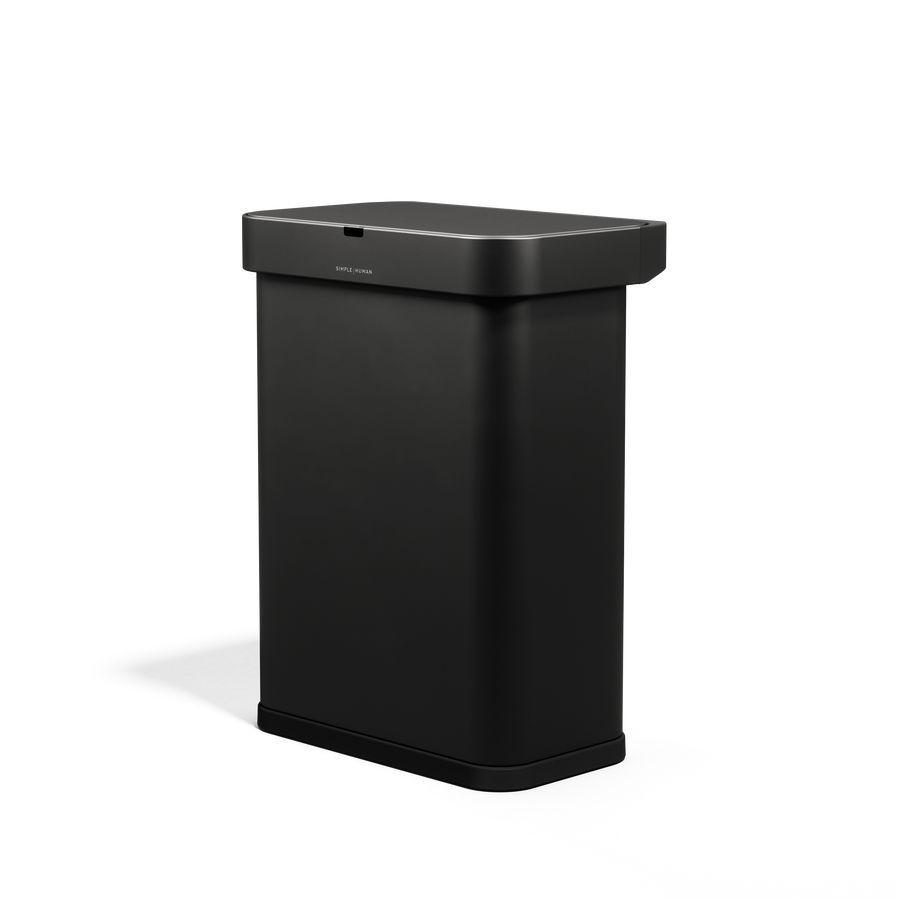 poubelle rectangulaire à  capteur 58 L