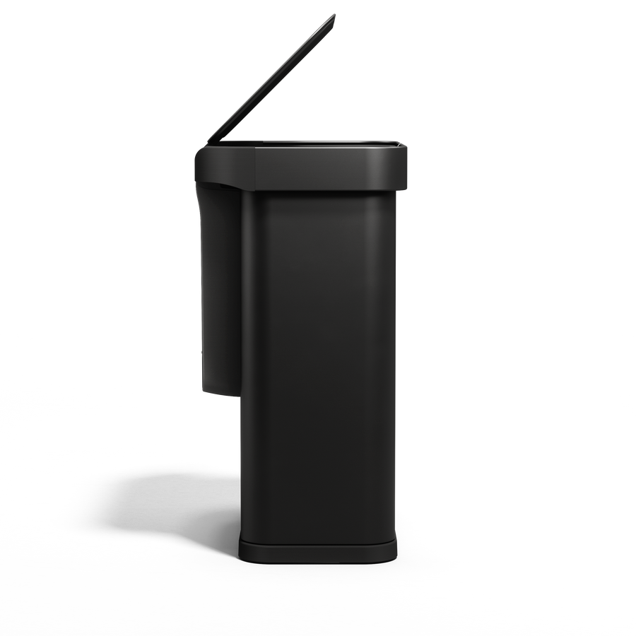 poubelle rectangulaire à  capteur 58 L