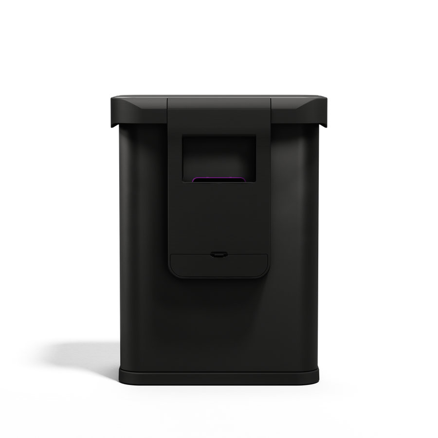 poubelle rectangulaire à  capteur 58 L