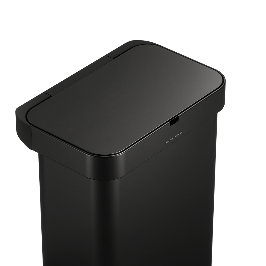 poubelle rectangulaire à  capteur 58 L