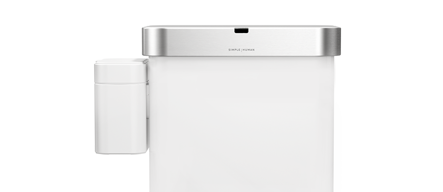 bac à compost - blanc