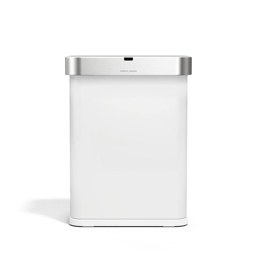 poubelle rectangulaire à  capteur 58 L