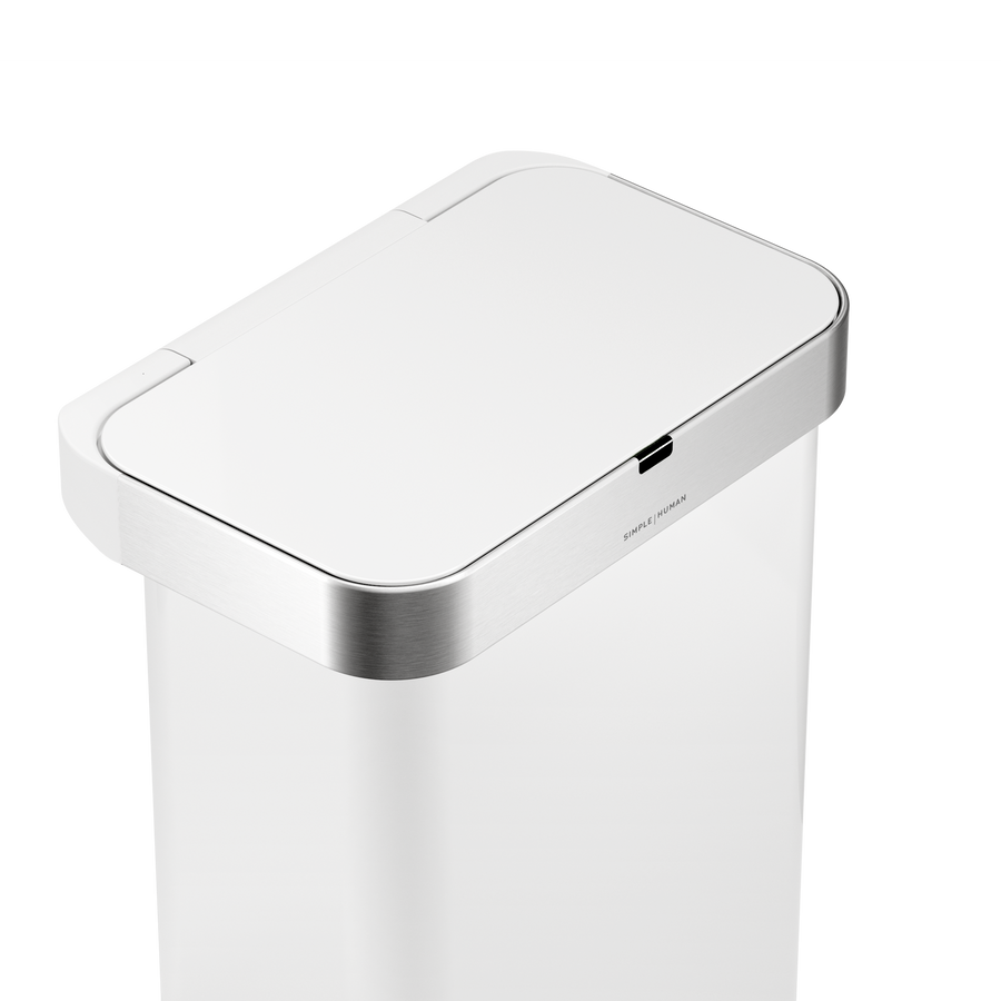 poubelle rectangulaire à  capteur 58 L