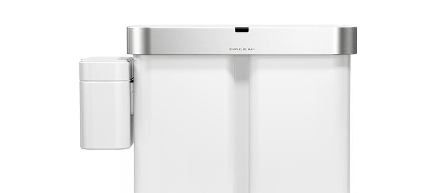 bac à compost - blanc