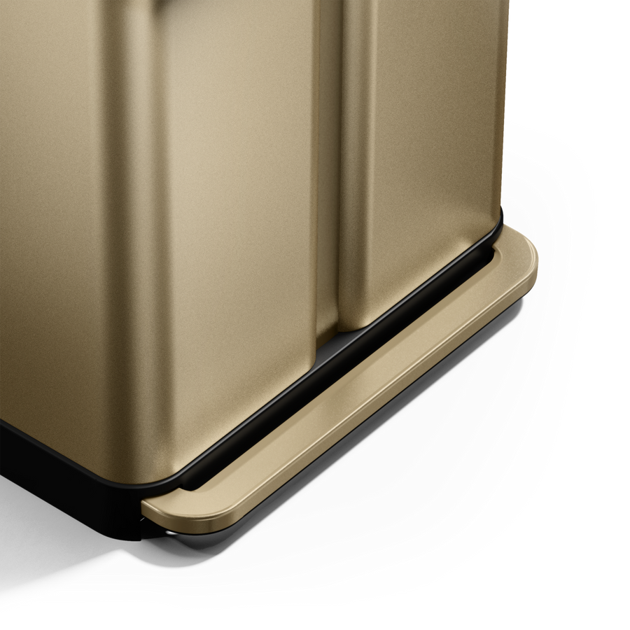 POUBELLE DE RECYCLAGE À PÉDALE