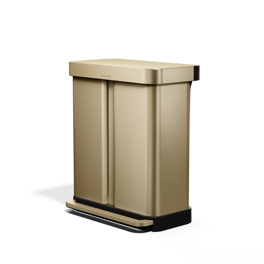 POUBELLE DE RECYCLAGE À PÉDALE