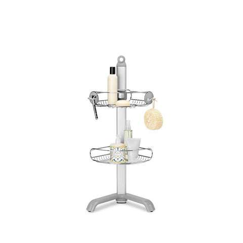 rangement de douche d'angle