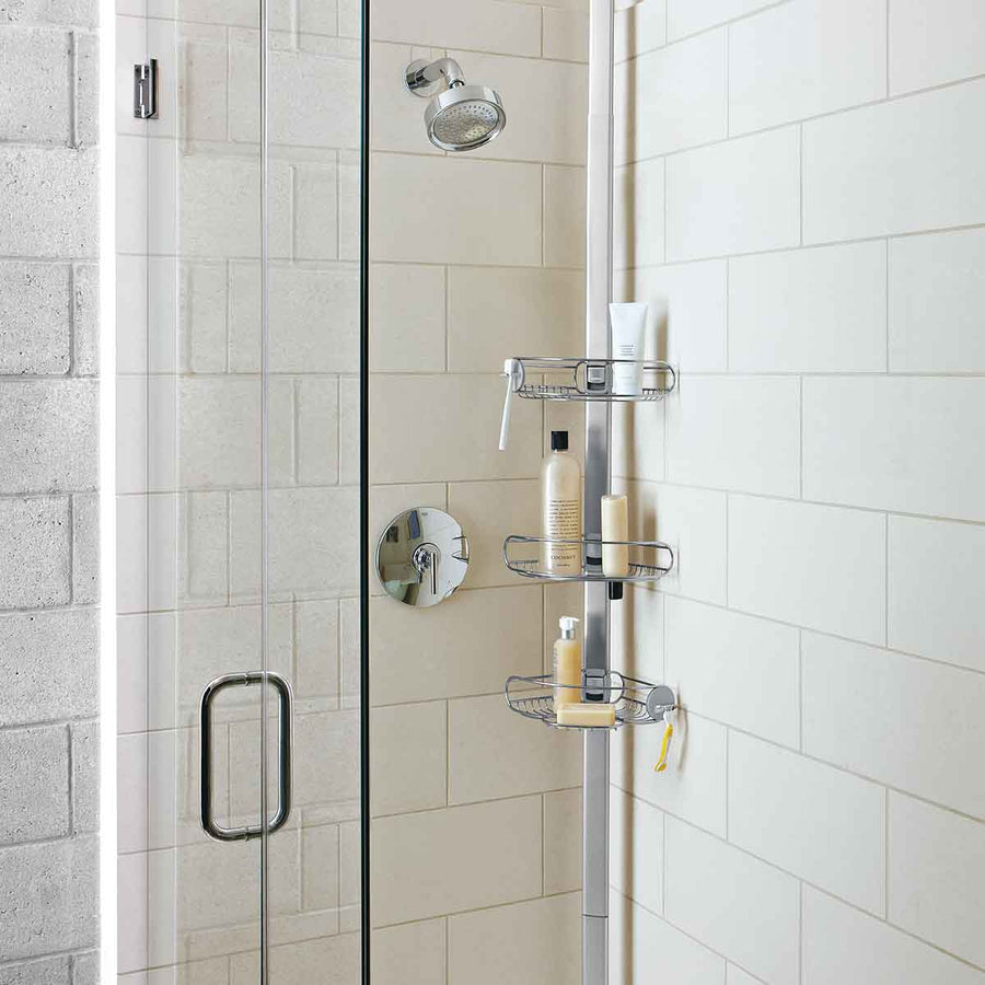 rangement de douche à  ressort, 2.4 m