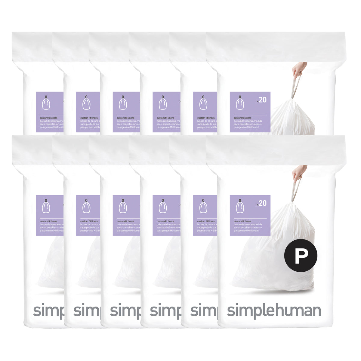 code P sacs poubelle sur mesure