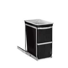 30L under counter pull-out bin - 3/4 view