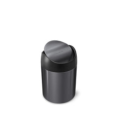 mini bin - black stainless steel w/ black trim - main image