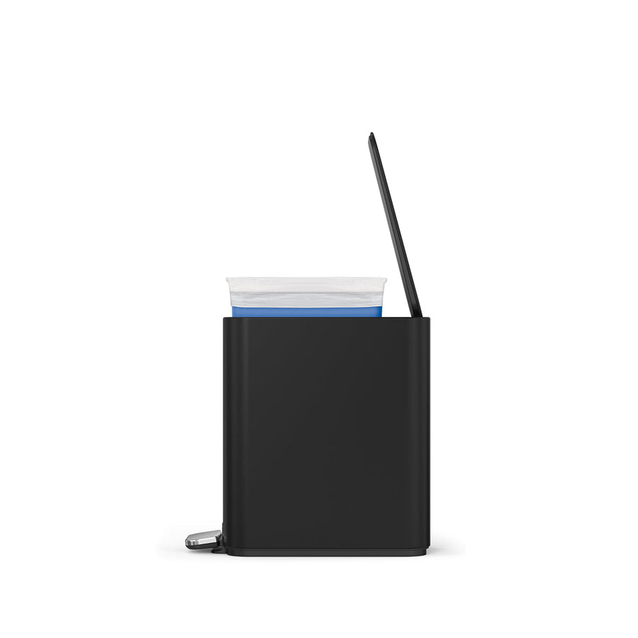 Poubelle compacte à  pédale de 5L