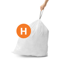 code H sacs poubelle sur mesure