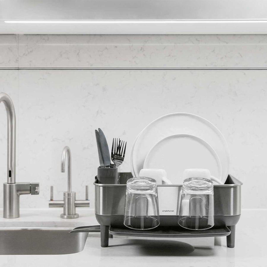 égouttoir compact à  cadre en acier